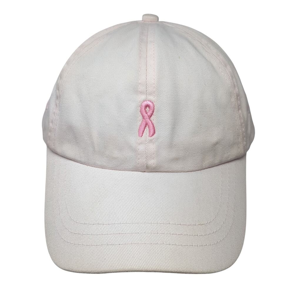 Pink Stuff Cancer Awareness Baseball Cap Pink One Size Adjustable Embroidered